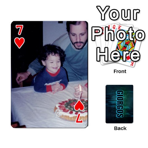Giorgos Cards By Marka20300 Front - Heart7