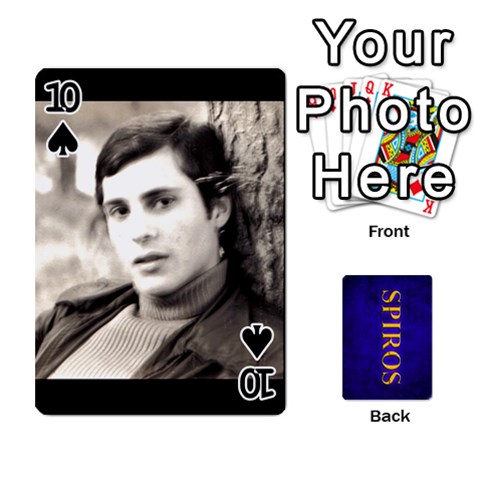 Spiros Cards By Marka20300 Front - Spade10