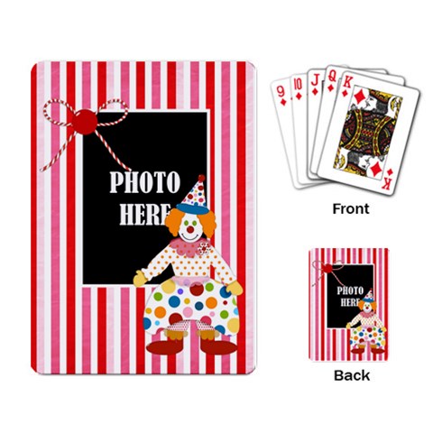 Carnival Playing Cards 1 By Lisa Minor Back