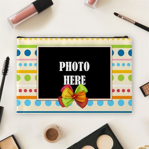 Carnival Large Cosmetic Bag 1 By Lisa Minor Back