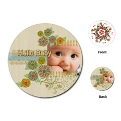 baby boy - Playing Cards Single Design (Round) baby boy - Playing Cards Single Design (Round)