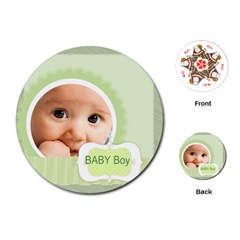 baby boy - Playing Cards Single Design (Round) baby boy - Playing Cards Single Design (Round)