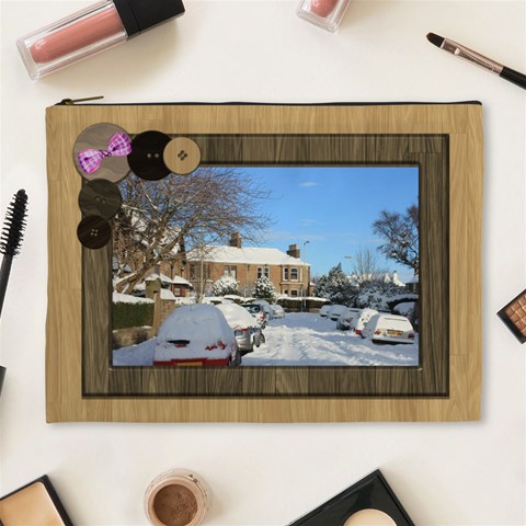 Our Home Cosmetic Bag (xl) By Deborah Front