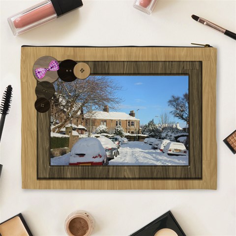 Our Home Cosmetic Bag (xl) By Deborah Back