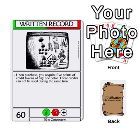 Civcardsin Dorso By Roi Front - Spade2