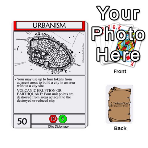 Civcardsin Dorso By Roi Front - Spade3