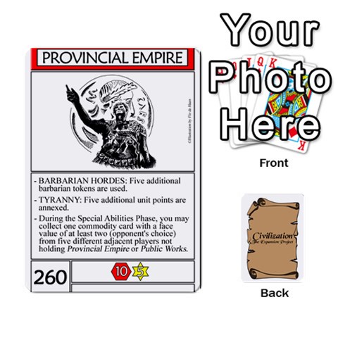 Civcardsin Dorso By Roi Front - Heart3
