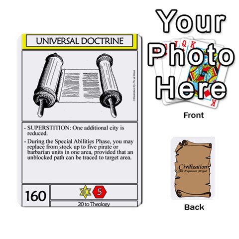 Civcardsin Dorso By Roi Front - Spade5