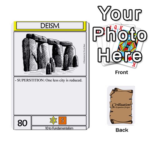 Civcardsin Dorso By Roi Front - Club4