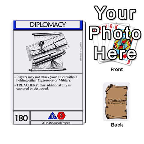 Civcardsin Dorso By Roi Front - Club7