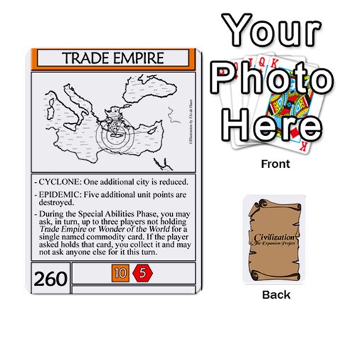 Civcardsin Dorso By Roi Front - Spade7