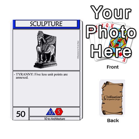 Civcardsin Dorso By Roi Front - Spade9
