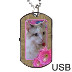 Elegant Dog Tag USB flash (2 Sided) - Dog Tag USB Flash (Two Sides)