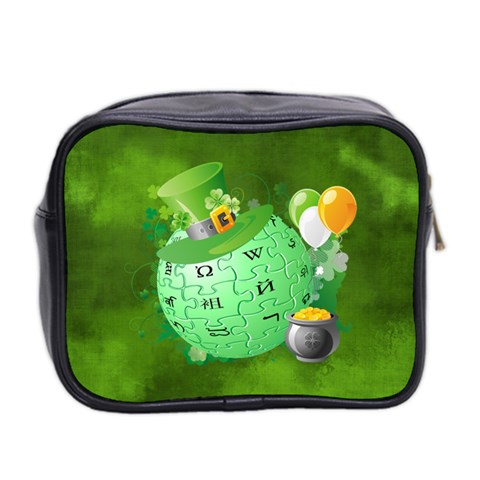 St Patrick Mini Toiletries Bag By Elena Petrova Back
