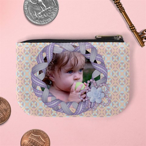 Pastel Spring Mini Coin Purse By Mikki Back