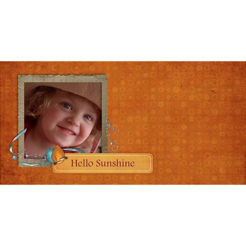 Happy Birthday 3d Card (8x4) You Are My Sunshine/love By Mikki Back