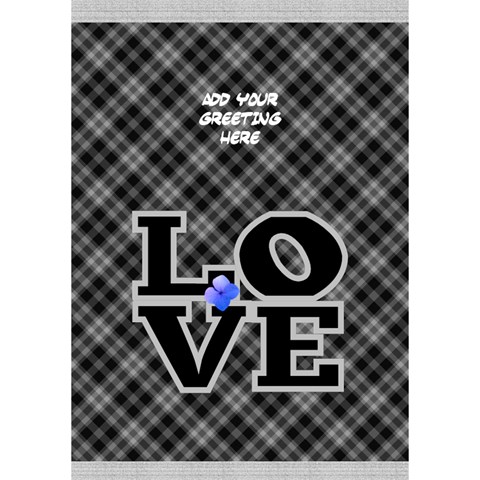 Love In Black And White 3d General Card By Deborah Inside