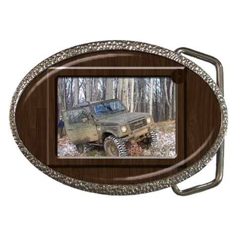 Our Farm Belt Buckle By Deborah Front