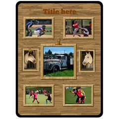 Country Timber (XL) fleece Blanket (4 styles) - Fleece Blanket (Large)