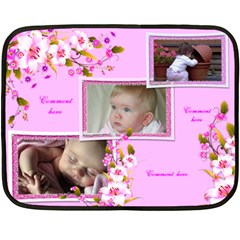 Our girl Mini fleece (2 sided) Blanket - Two Sides Fleece Blanket (Mini)