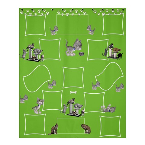 Kitty Shower Curtain 60 x 72  By Spg 60 x72  Curtain
