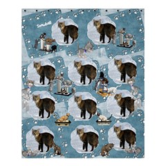 Snowball 60 x 72  Shower Curtain