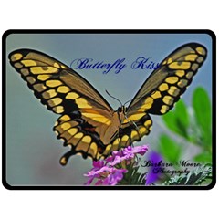 Swallowtale Butterfly Kiss - Fleece Blanket (Large)