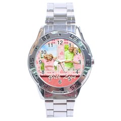 with love - Stainless Steel Analogue Watch with love - Stainless Steel Analogue Watch