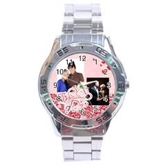 l love you - Stainless Steel Analogue Watch l love you - Stainless Steel Analogue Watch