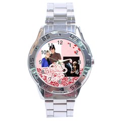 l love you - Stainless Steel Analogue Watch