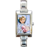 Little Treasure charm Watch - Rectangle Italian Charm Watch