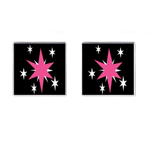 Twilight Sparkle Cutie Mark Cufflinks By Dylan Noonan Front(Pair)