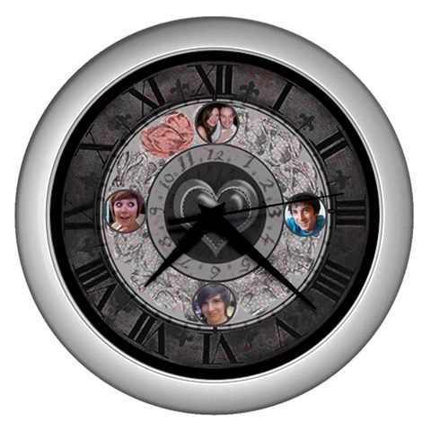 My Heart Beats For You Clock By Claire Mcallen Front