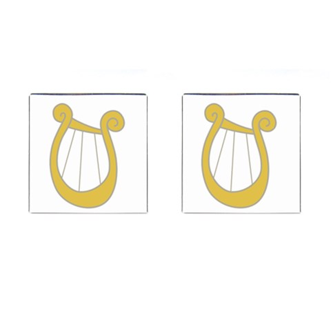 Lyra Cutie Mark Cufflinks By Dylan Noonan Front(Pair)