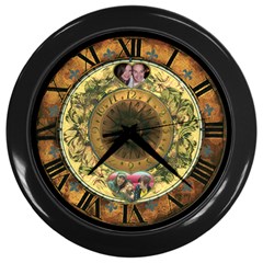 Vintage Wall Clock - Wall Clock (Black)