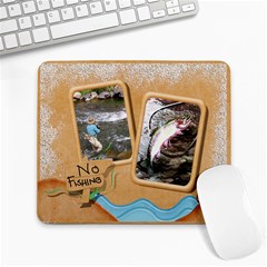 Gone Fishing Large Mousepad2