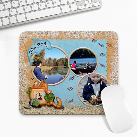 Fishy Large Mousepad 3 By Spg Front