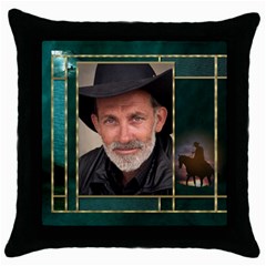 Country Dreaming - Throw Pillow Case (Black)