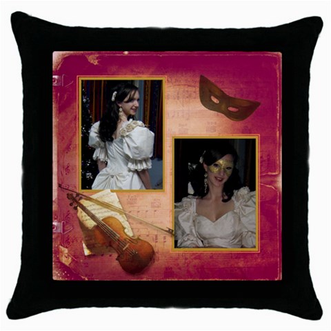 Serenade Throw Pillow By Deborah Front