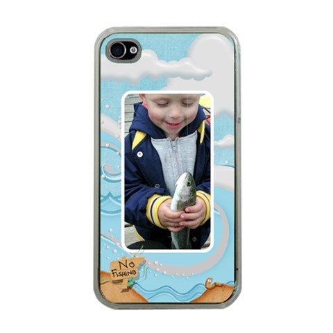 No Fishing Apple Iphone 4 Case Clear By Spg Front