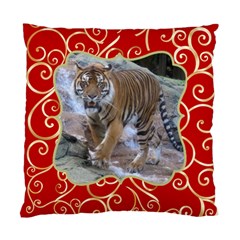 Red and Gold Cushion (5 styles) - Standard Cushion Case (One Side) Red and Gold Cushion (5 styles) - Standard Cushion Case (One Side)