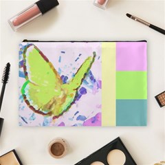 butterfly and flower - Cosmetic Bag (Large)