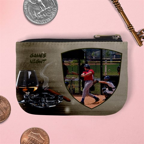 Games Night Mini Coin Purse By Deborah Back