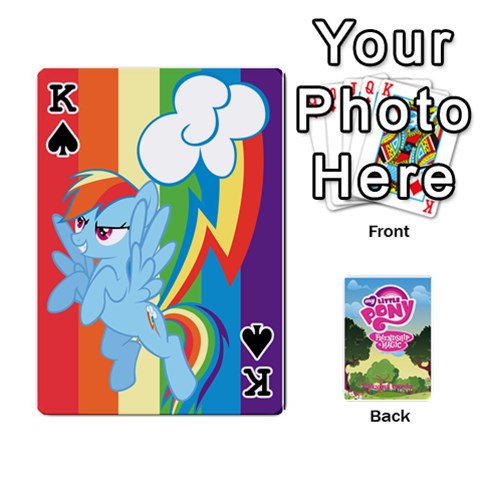 King Mlp Playing Cards By Raymond Zhuang Front - SpadeK