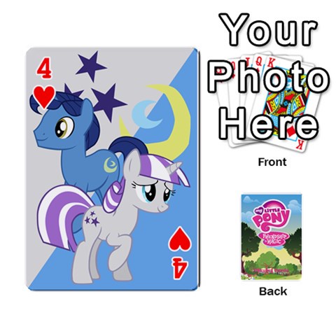 Mlp Playing Cards By Raymond Zhuang Front - Heart4