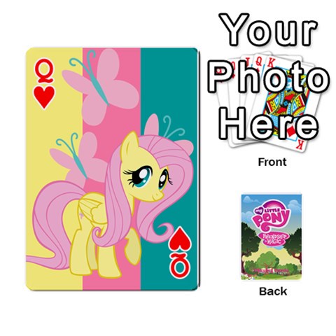Queen Mlp Playing Cards By Raymond Zhuang Front - HeartQ