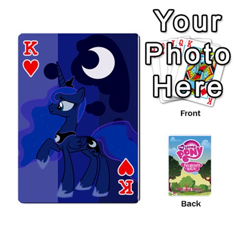 King Mlp Playing Cards By Raymond Zhuang Front - HeartK
