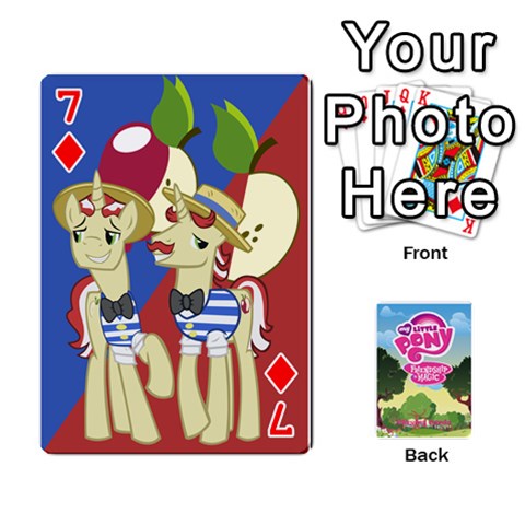 Mlp Playing Cards By Raymond Zhuang Front - Diamond7