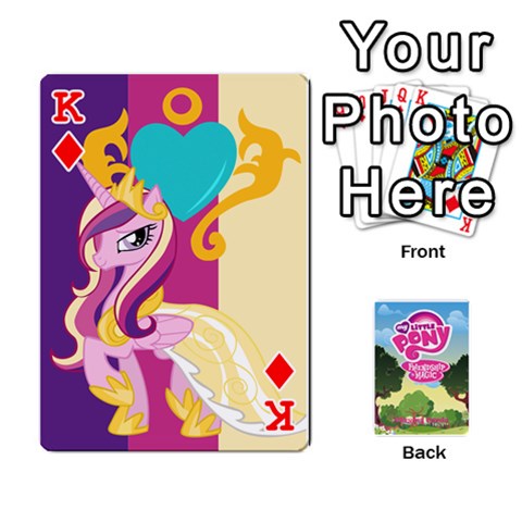 King Mlp Playing Cards By Raymond Zhuang Front - DiamondK
