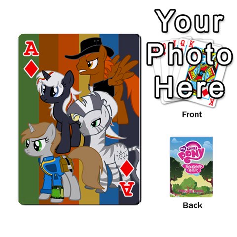 Ace Mlp Playing Cards By Raymond Zhuang Front - DiamondA